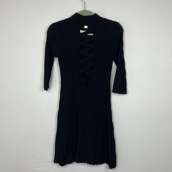 For Love & Lemons Knitz Simone Black Dress - Picture 3 of 5